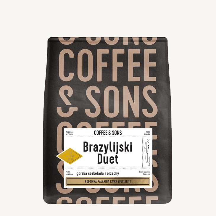 Kawa ziarnista Brazylijski Duet