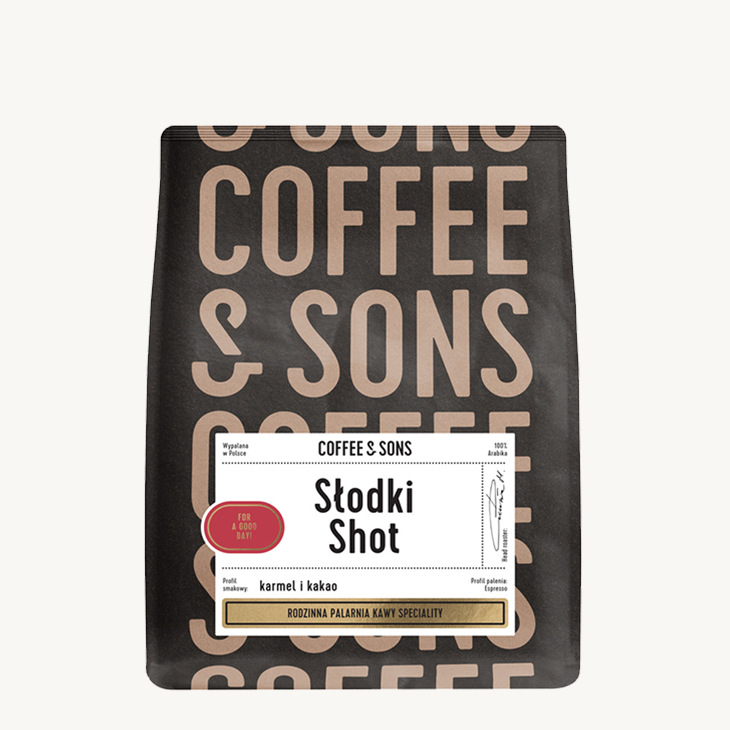 Kawa ziarnista Słodki Shot